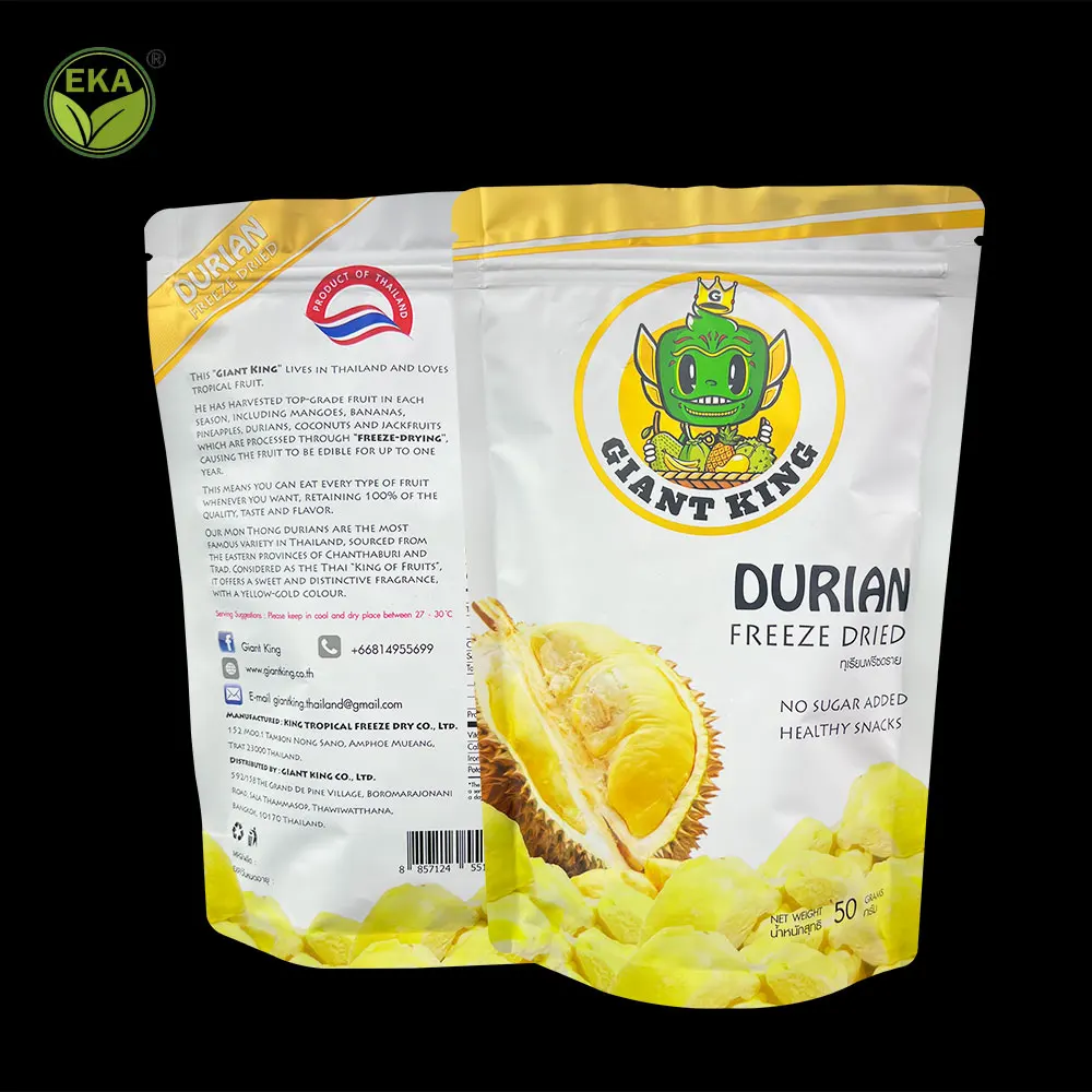 EKA Custom прочные пищевые закуски орехи quinoa алюминиевая фольга Дой Пак маленькие хлопья сушеные фрукты упаковка из майлара