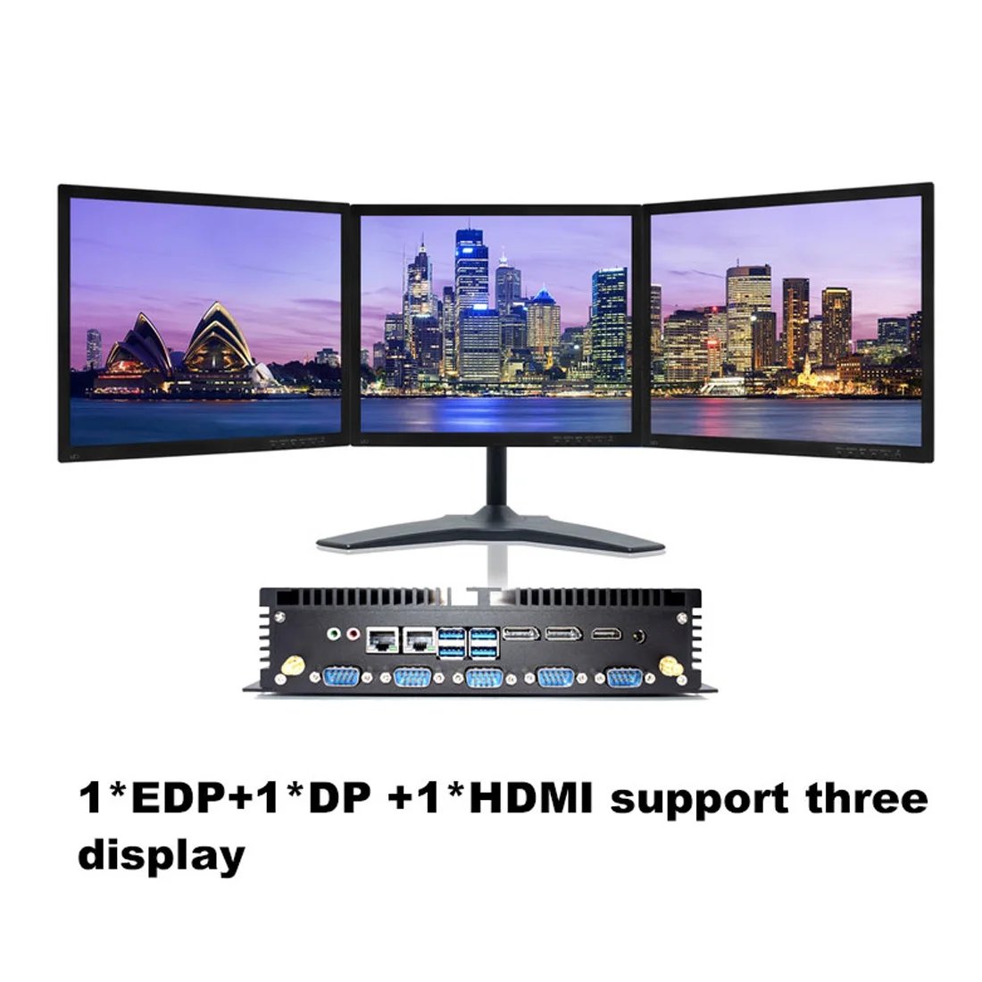 Computer Desktop Multimedia totems Intel Core I7 Windows 10 Industrial Mini Pc with 4G RAM For 2.5 Inch HDD/SSD Vending machine