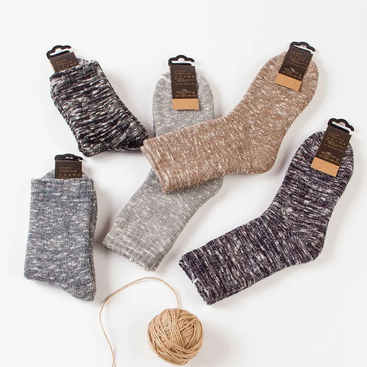 Wholesale Custom Terry Men Socks Good Quality Cotton Socks Terry Thick winter Socks
