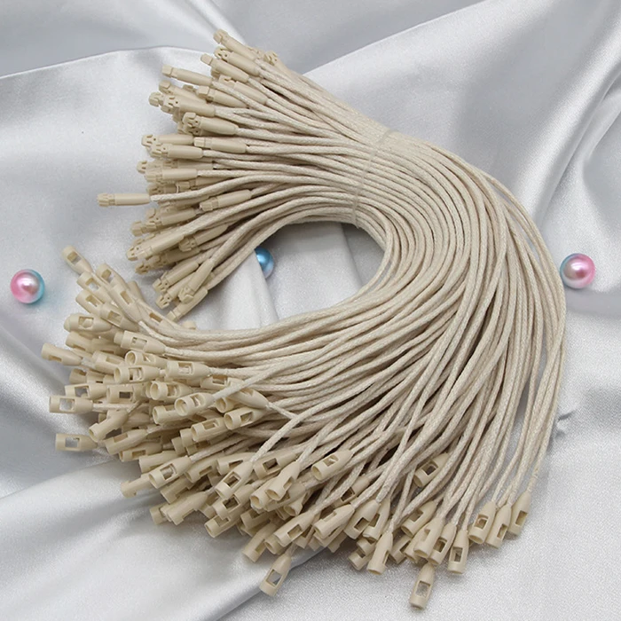 High Grade Bullet Line Rope Hand Spot Clothing Tag Hanging Grain Hang Ta String Seal Custom Size Color For Bag