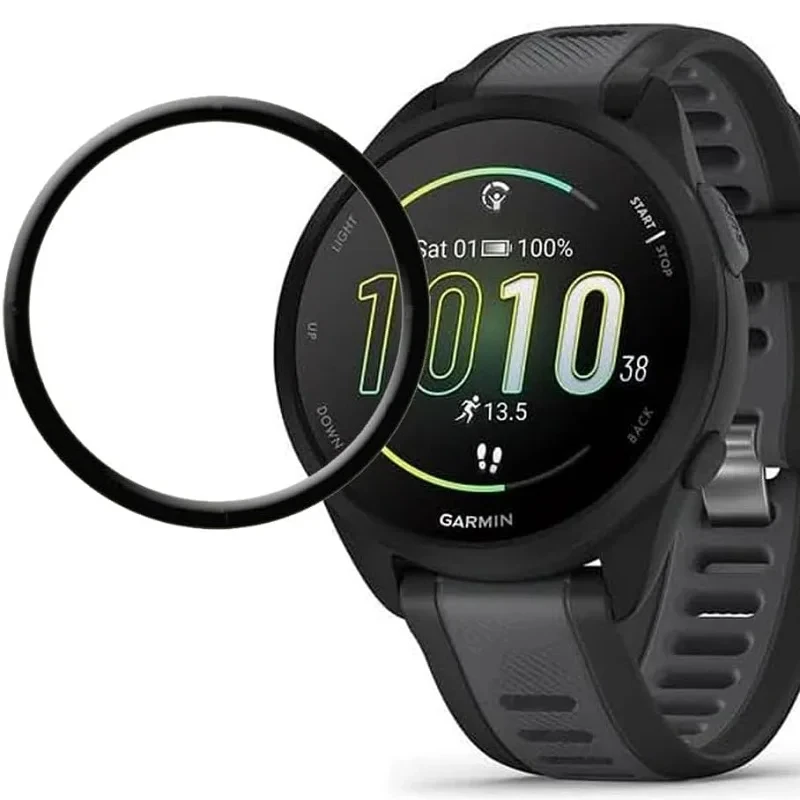 Eraysun HD Clear Highly Responsive Scratch Resistant Anti-Bubble For Garmin Forerunner 165 Pmma 3D Surface Coverage Film