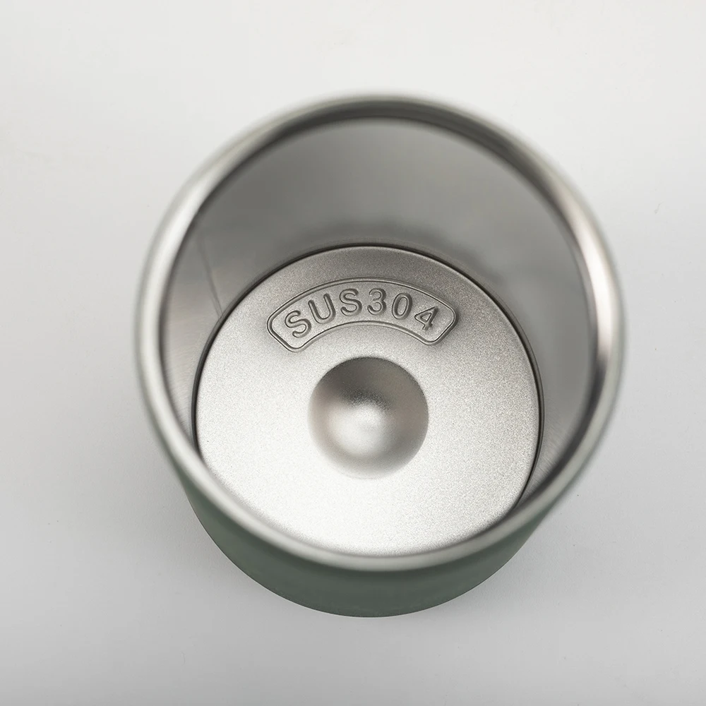 Custom Logo Portable Eco Travel Coffee Mug Leak Free 400ML Double Wall Stainless Steel Vacuum Coffee Travel Mug  Water Bottle