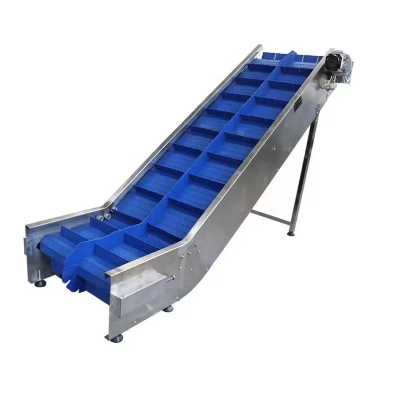 Plastic chain plate mesh belt conveyor PVC chain conveyor belt pp turning elevator snack production line conveyor mesh belt