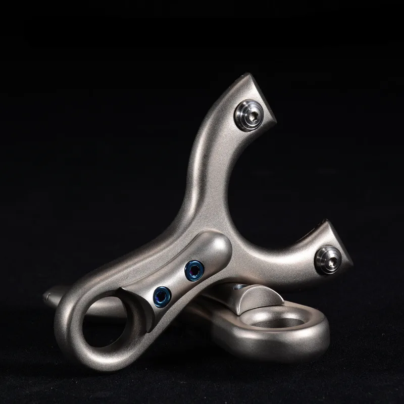 High Quality Stainless Steel Hunting Slingshot Mini Catapult Portable Fast Pressure Outdoor Precision Shooting Sports