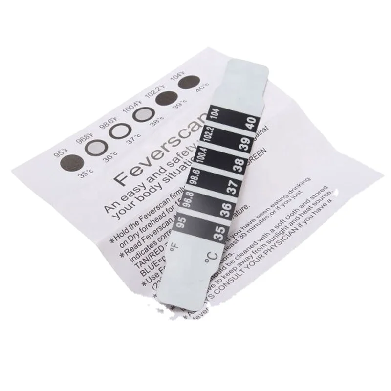 Baby cartoon high precision forehead portable thermometer strip