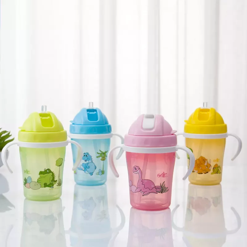 360 Magic Babies Feeder Feeding Supplies Baby Water Bottles Sippy Training Cup With Handle  RK-3431