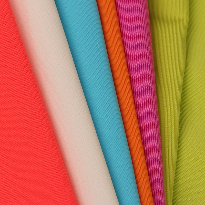 Polyamide dumb smooth plain elastic lycra fabric for swimsuit underwear fabrics