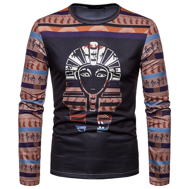 2021 new fashion t shirt men Custom long sleeve polo shirt men rashguard 3d sublimation printed anime clothes shirt men