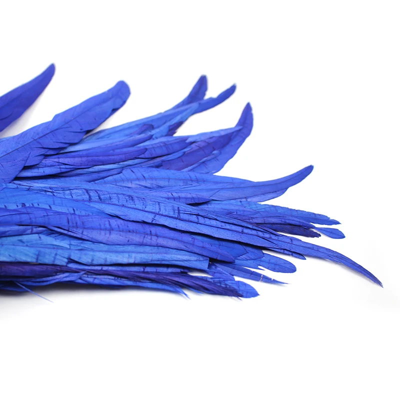 Hot Sale High Quality Dyed Rooster Tail Feather Plumas de Gallo