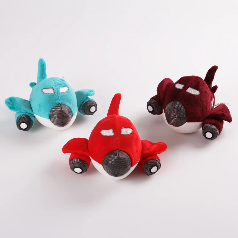 Dog Squeaky Toys, No Stuffing Plush Pet Chew Toy for Small Medium Large Puppy Squeaky Cute Animals