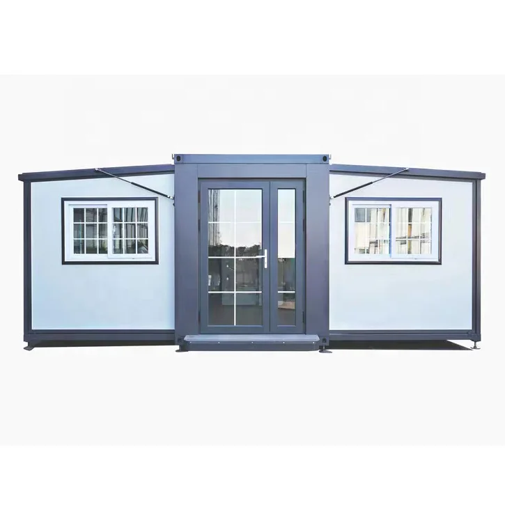 Portable Modern Modular Prefabricated Houses Quick Installation Galvanized Steel Frame Expandable Container Houses