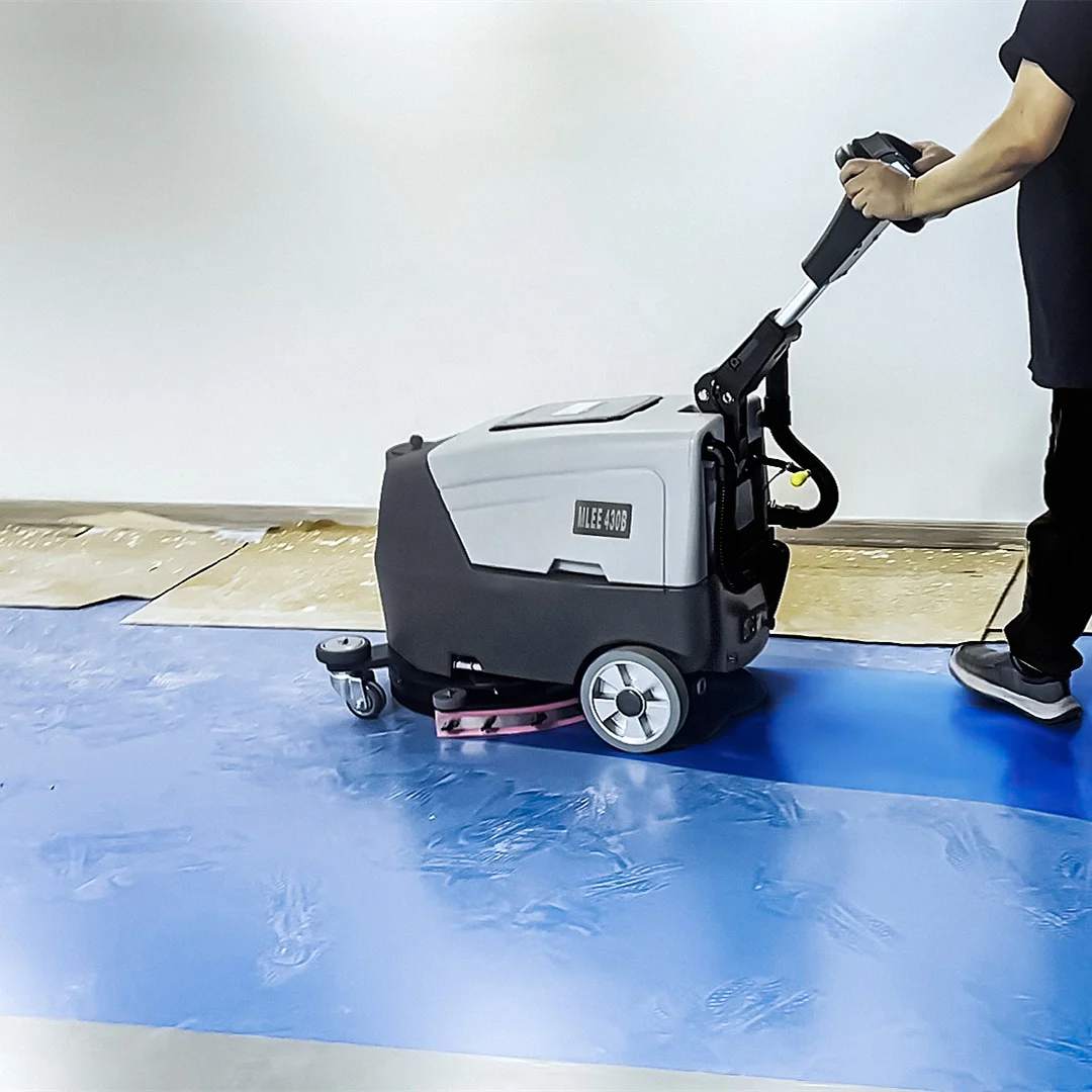MLEE430B MINI Portable Recharged Floor Sweeper Machine Office Building Auto Floor Scrubber Dryer
