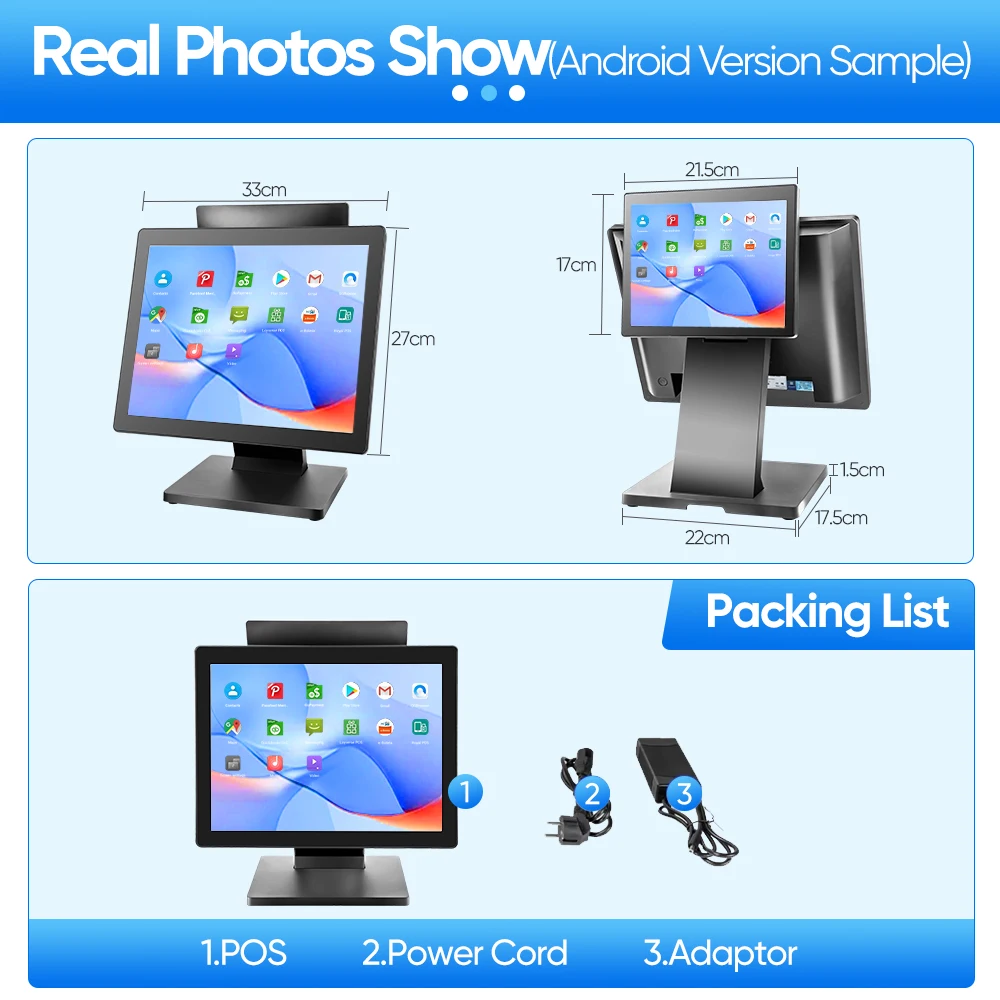 FYJ F2-5 15' All In One OEM Android Cash Register Payment All In One OEM Windows Cash Register Machine Billing System Terminal