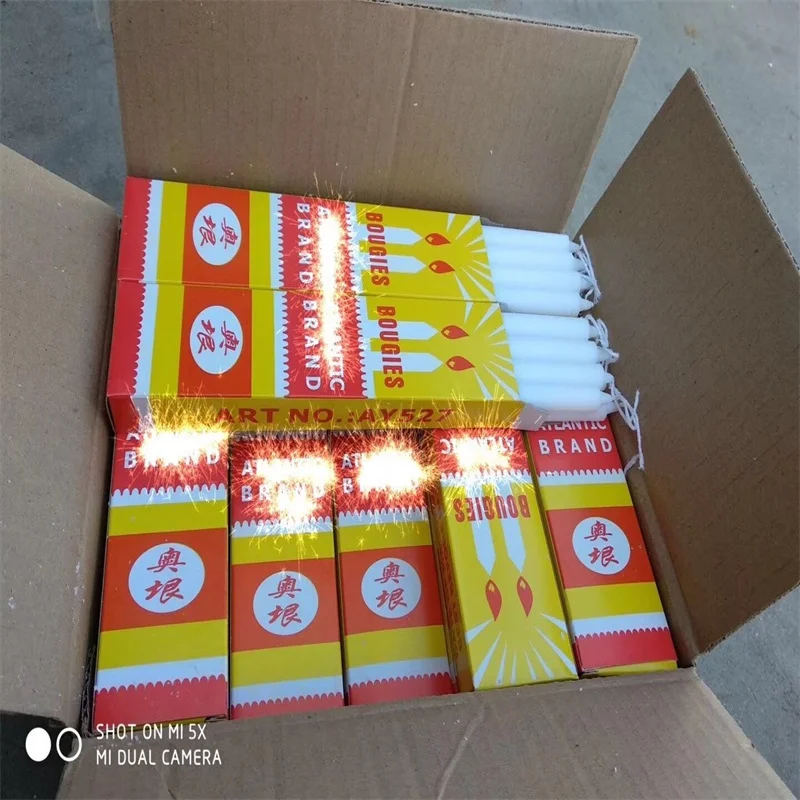 100% paraffin wax long burning time Household colour candles Europe Ramadan Packing Wax candles