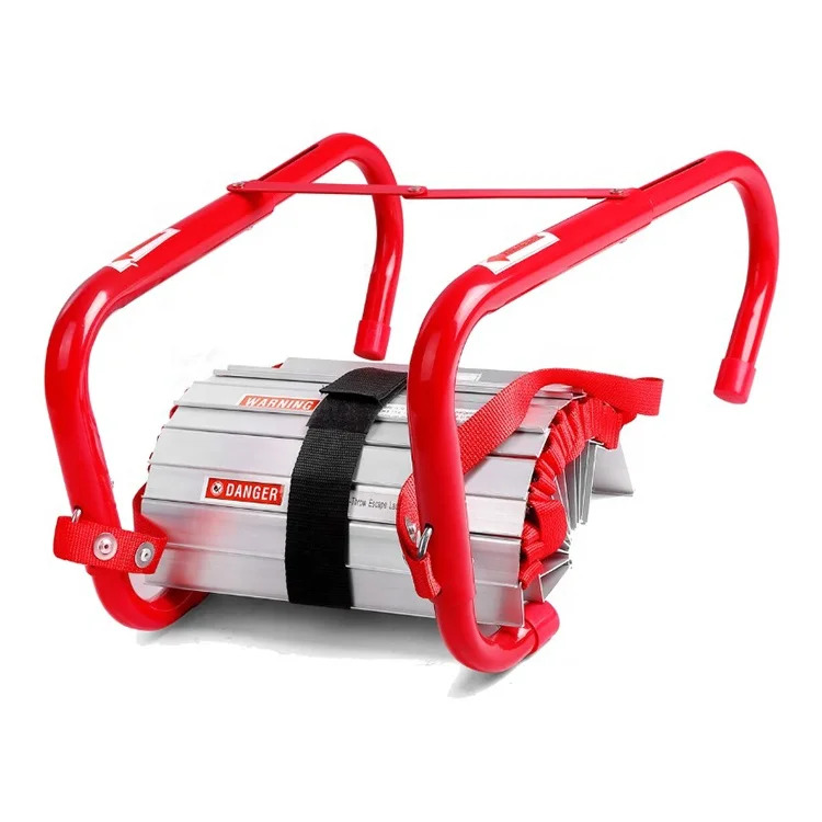 Certified products en131 approvedHigh Strength aluminum Portable fire safety escape ladder from factory