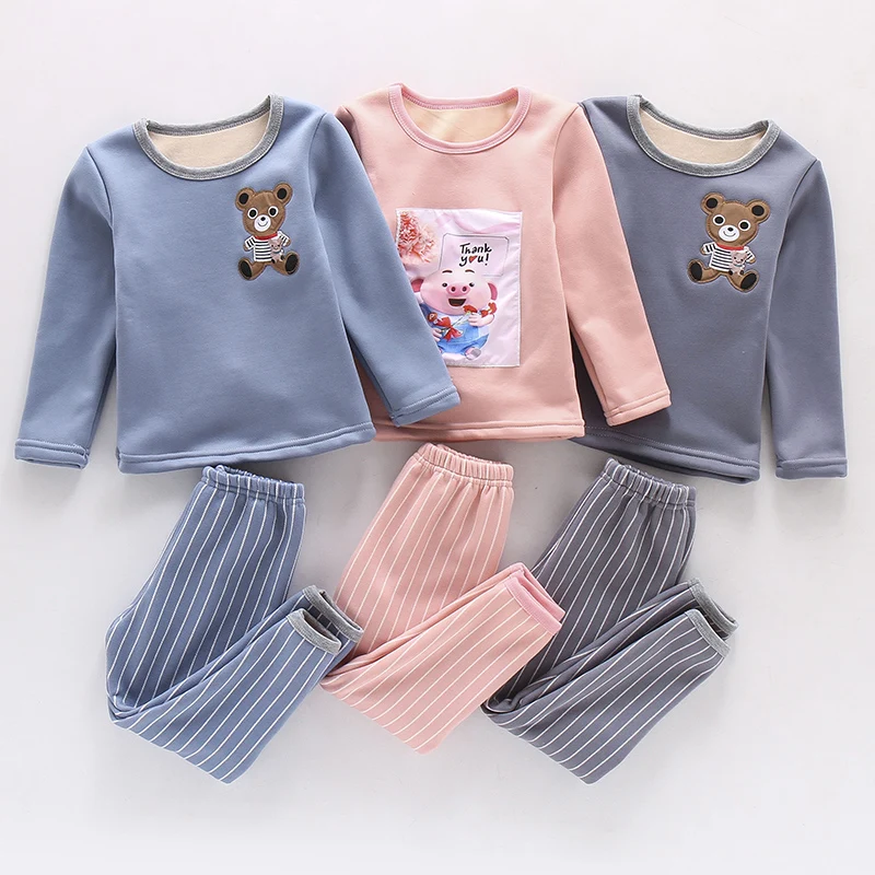 
DRLH1909B829 2019 Autumn New Arrival Boy Sleepwear Fashion Smart Style Kids Home Clothes Children Pajamas 