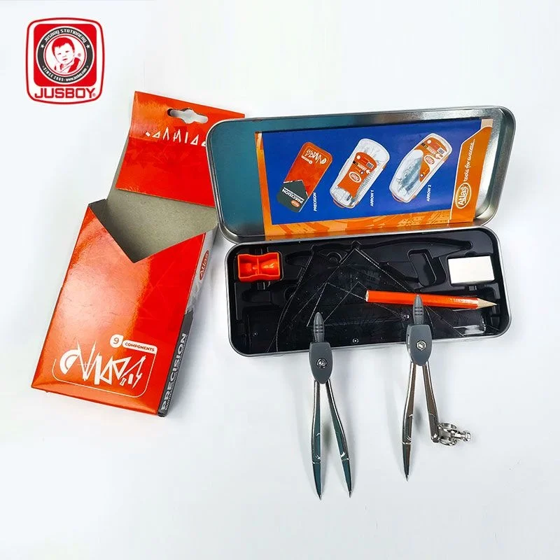 Геометрическая коробка, математический набор, компас, делитель, математический набор, набор инструментов для рисования