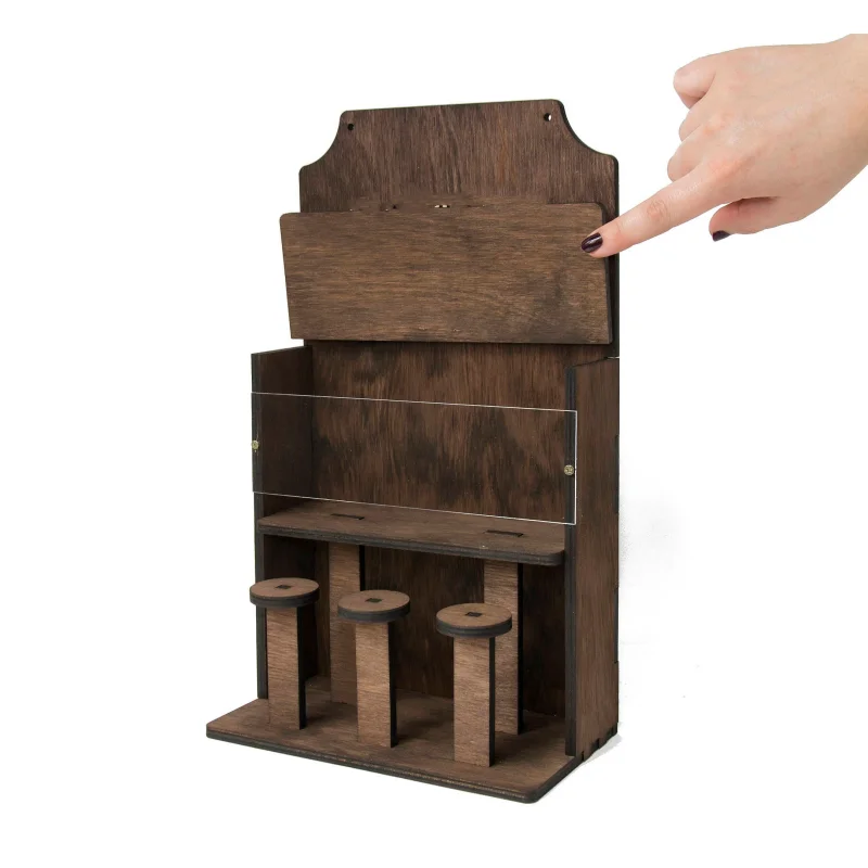 Popular   Garden Gifts Wooden Bird Furniture Wooden Bird Feeder Personalized Bird Feeder