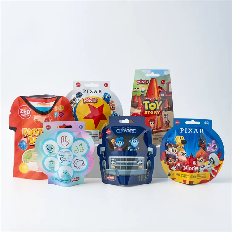 Custom 1g 3.5 g 7g 7mil Gummy Cookie Pouch Smell Proof Ziplock Unique Special Shape Die Cut Mylar Bags