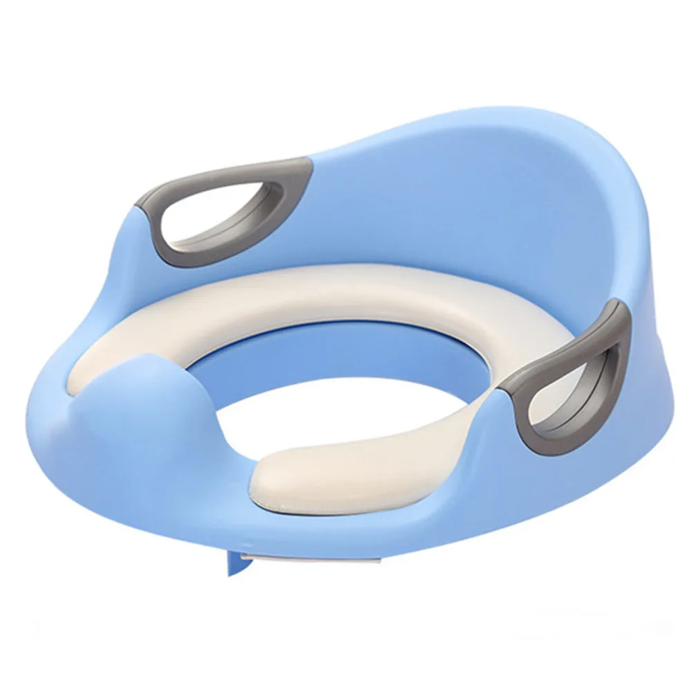 BBCare Potty Training Toilet Seat, Toddlers Toilet Trainer Ring for Boys or Girls with Splash Guard, Handles and Backrest