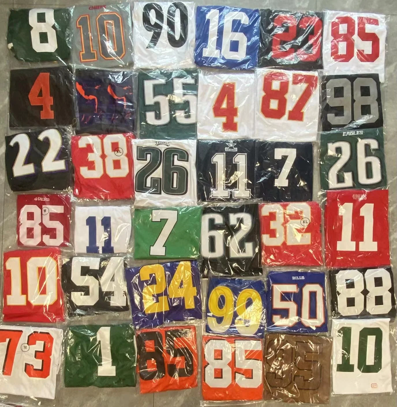 Лучшее качество #98 Cro Sby #83 Waller #4 Carr #17 Aoams #28 Jacobs майка для американского футбола