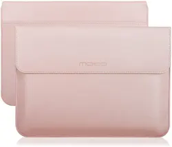 MoKo Laptop Sleeve Case Fits MacBook 12 Inch, Surface 3 10.8, Protective PU Bag with Document Pocket and Built-in Card slot