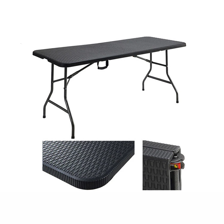 Cheap comfortable foldable clear banquet camping table hotel for meeting wedding courtyard picnic lease rent hire