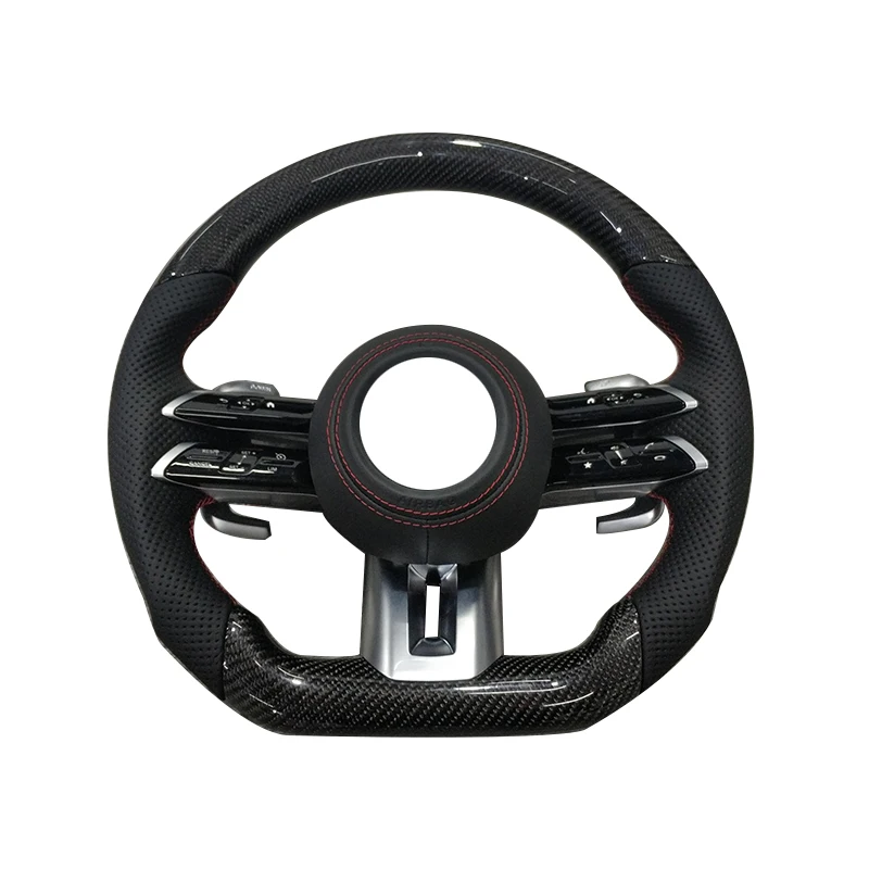 wholesale Steering Wheel For Benz W204 W205 W211 W212 W222 AMG GT carbon steering wheel