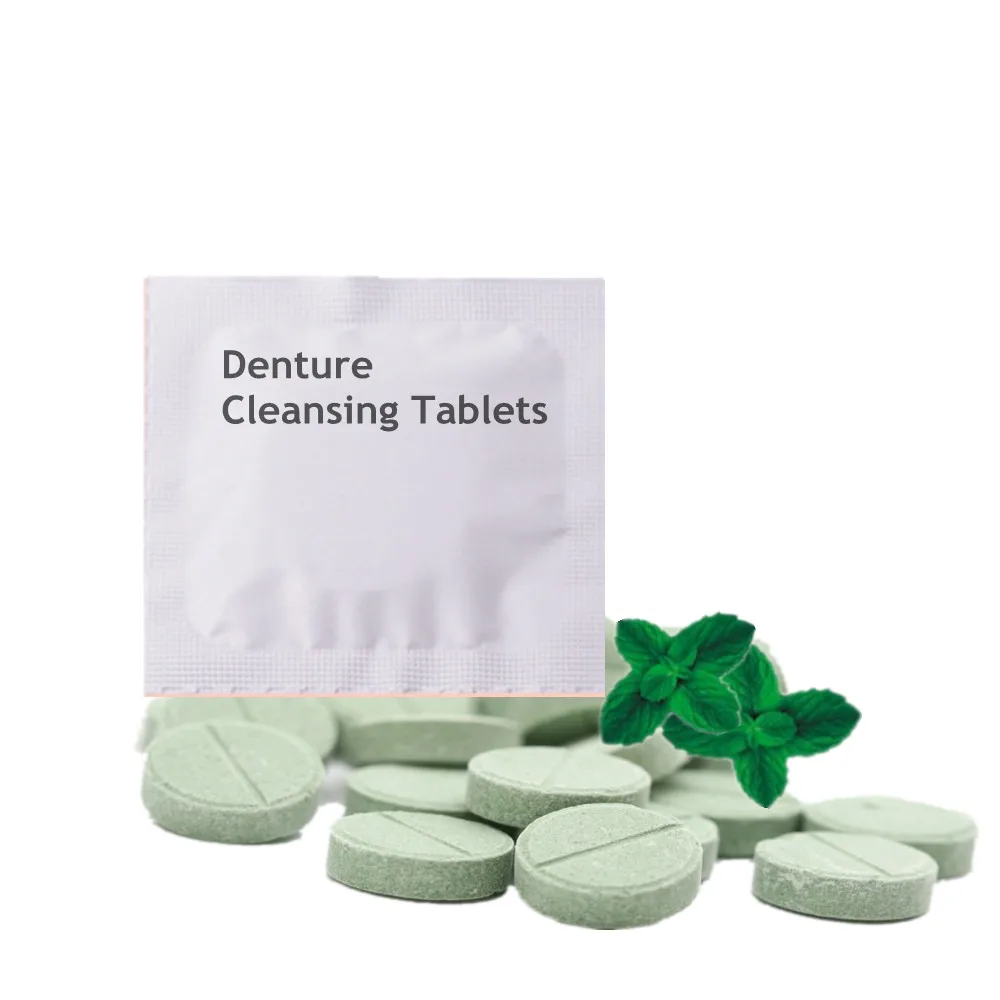 Oral Care Concentrated Denture Cleaner Tablet Retainer Cleaning Tablets Denture Cleansing