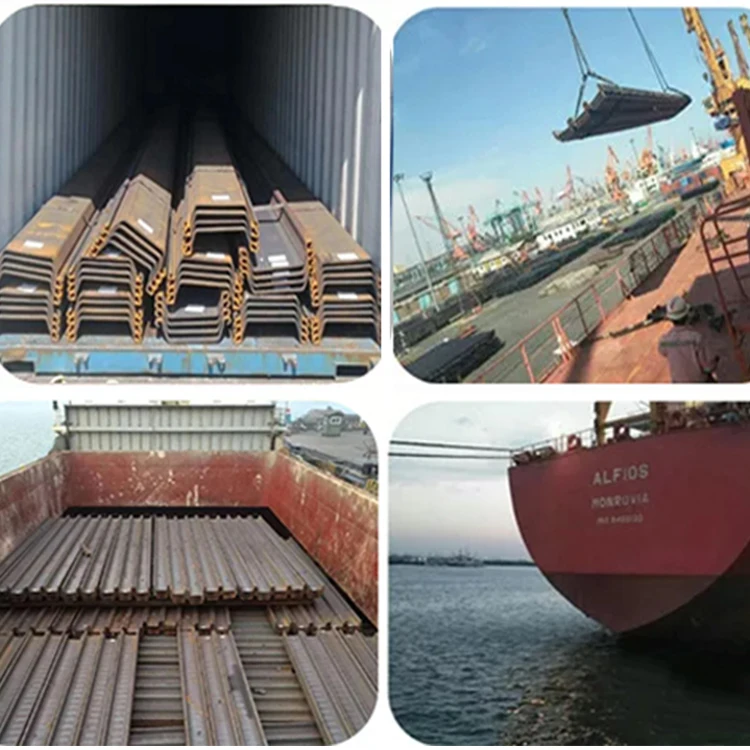 Low Price 10.5mm Thickness Sheet Piles   European Standard Pu22 U Type Larsen Steel Sheet Pile  Price List Type 2 Sy295