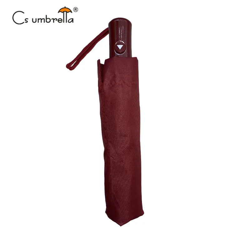 YS-3202 Factory Supply Travel Fold Umbrella Custom Printing Advertising Portable Auto Open 3 Folding Umbrella With Logo