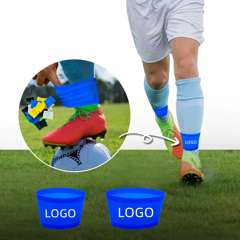 New Style Silicone Shin Guard for Football Rugby Soccer Gym Stay Ankle Band with Cup Sleeve Sports & Entertainment Product