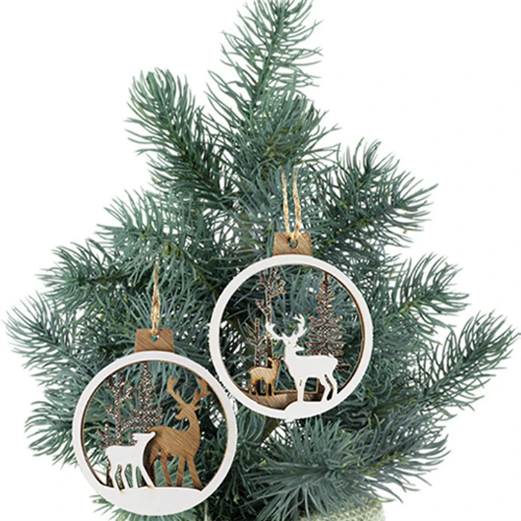 2022 China Factory Price Christmas Tree Wooden Christmas Decoration