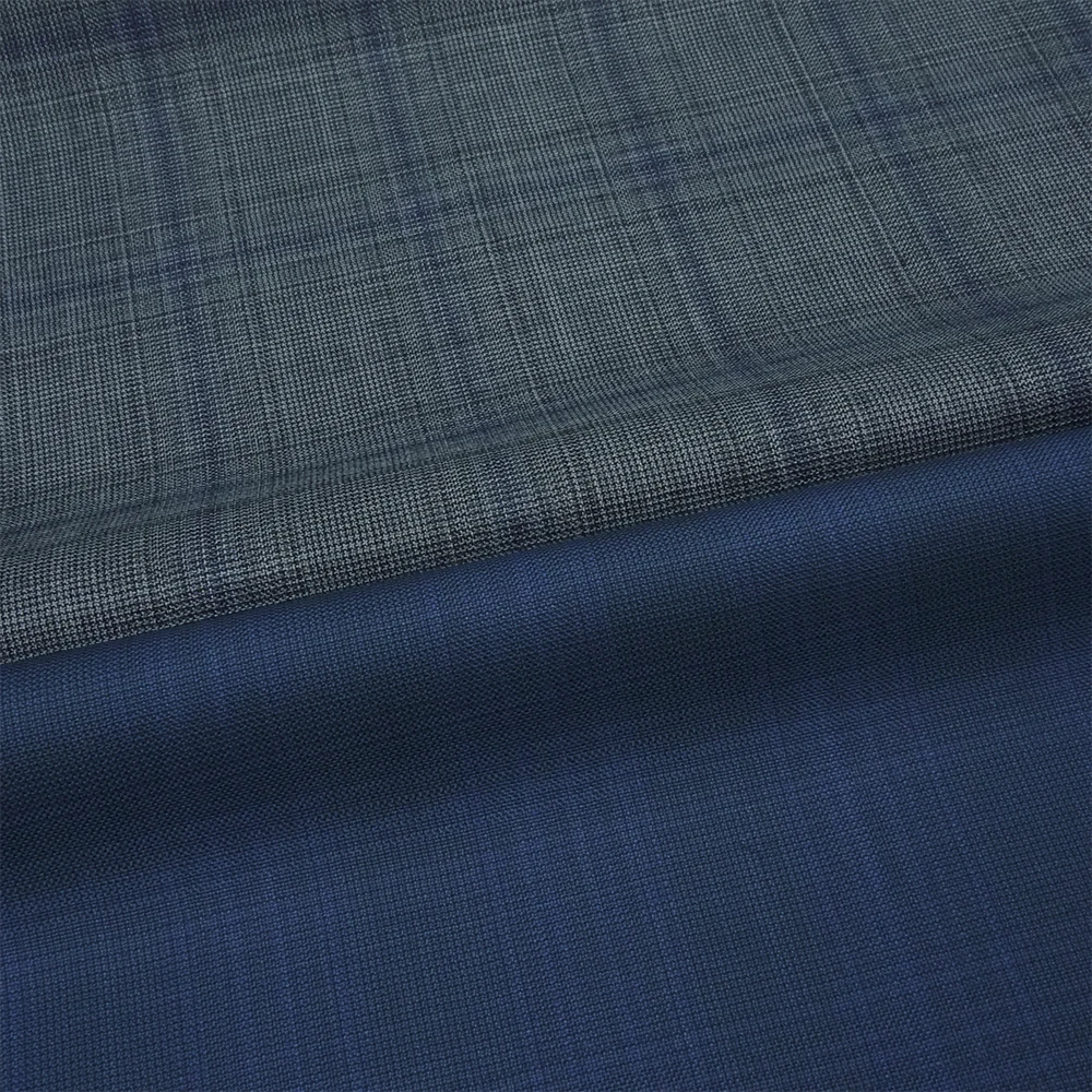 Gorgeous STOCK Worsted Merino Wool Fabric Luxury Italian Suit Fabric Wool Polyester Fabric Men Suits