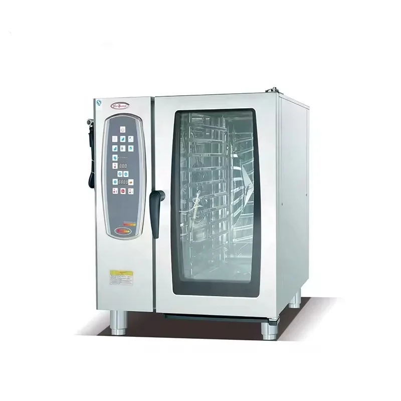 Professional Industrial Portable 10 Layer Commercial Combi Bread Oven Stainless Steel Oven Steam Boiler Hotels Electric Power