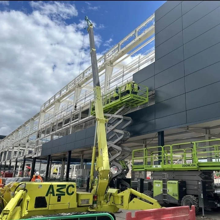 Newest products 3mm 4mm ACP Aluminum Composite Panel Fireproof External Wall Cladding hall facade panels