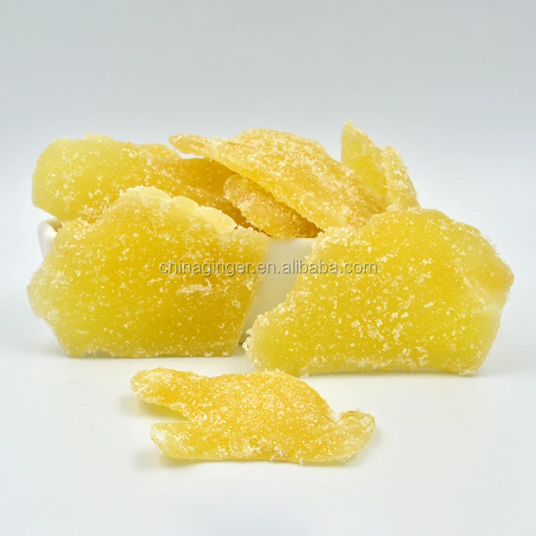 Dried fruit crysatllized ginger slices natrual sweet spicy