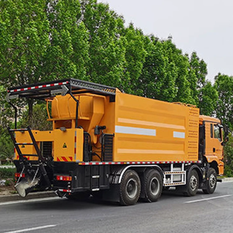 Road Maintenance machine Micro Surfacing Paver Asphalt Pavement Slurry Seal Truck