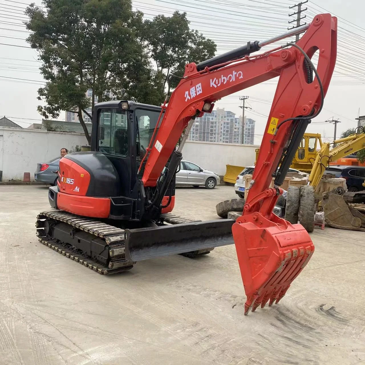 Japan Kubota KX165-5 Used Crawler Excavator Kubota KX165-5 Small Mini Diggers Compact excavadora