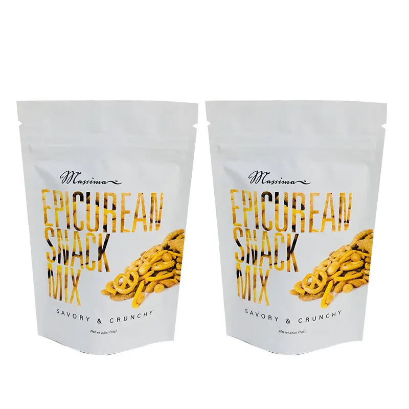 Custom Printed Plastic Aluminum Foil Dried Fruit Pouch Snack Food Packaging Bag Potato Chips Bag