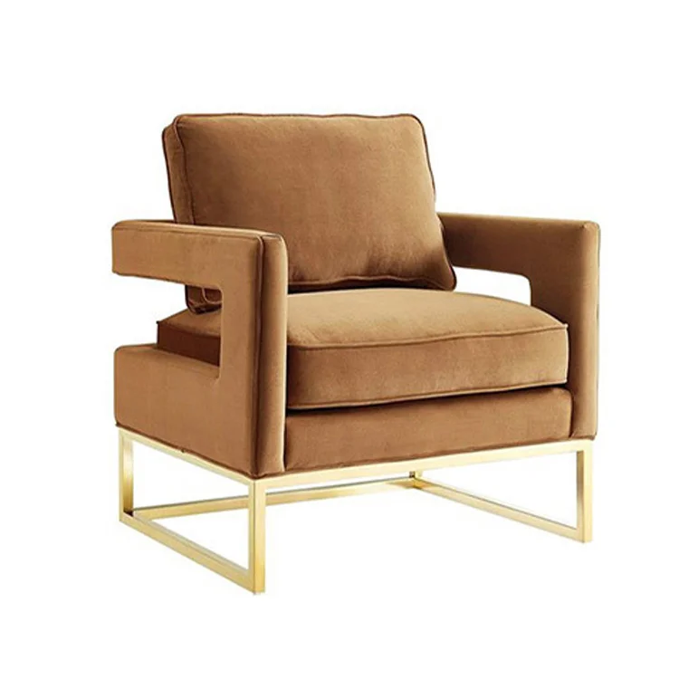 Wholesale of home furniture modern leisure luxury living room furniture single person sofa and chair