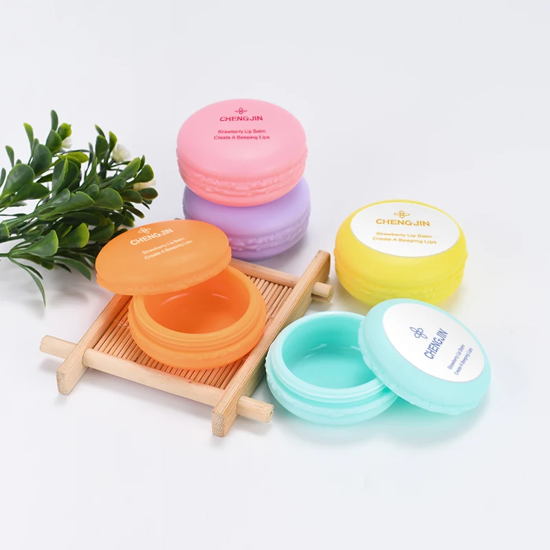 Mini Colorful Cute Candy Pill Jewelry Storage Lip Balm Jar Eye Shadow Cream Macaron Shape jar Case Box
