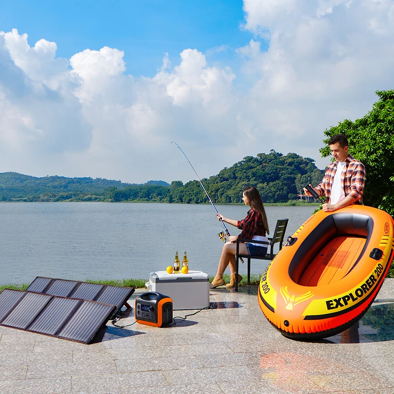 AU No gasoline No noise Campers RVs LiFePO4 lithium generator Portable 1100W 230V Australia Solar Generator