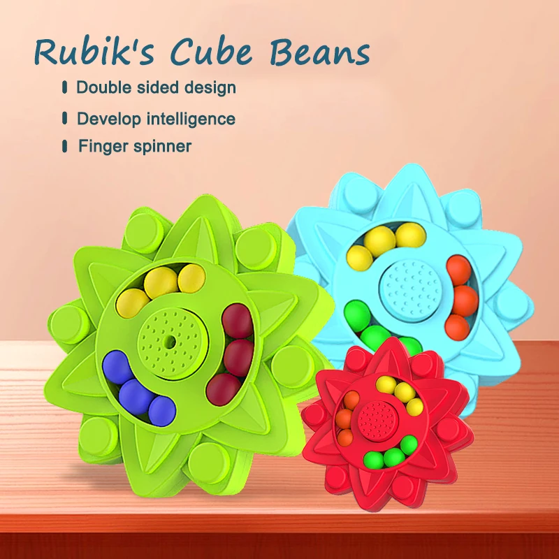 Top sale cube beans wholesale finger top educational toys for children