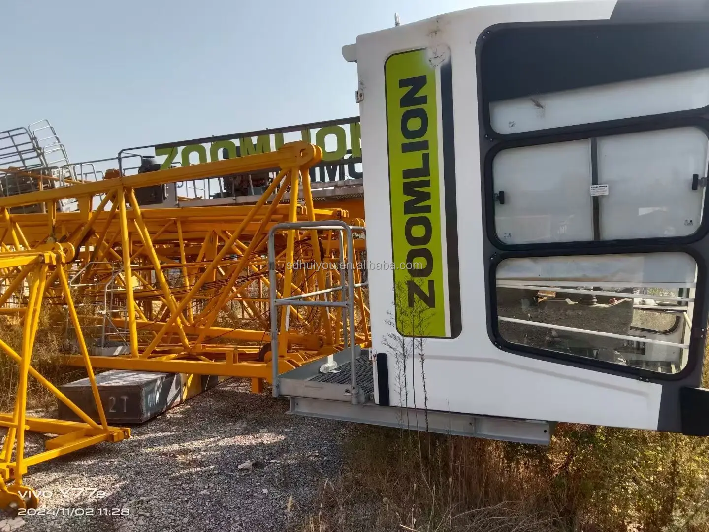 China  Famous Brand Zoomlion Topless Tower Crane Used 6 ton Construction Tower crane for Low Price