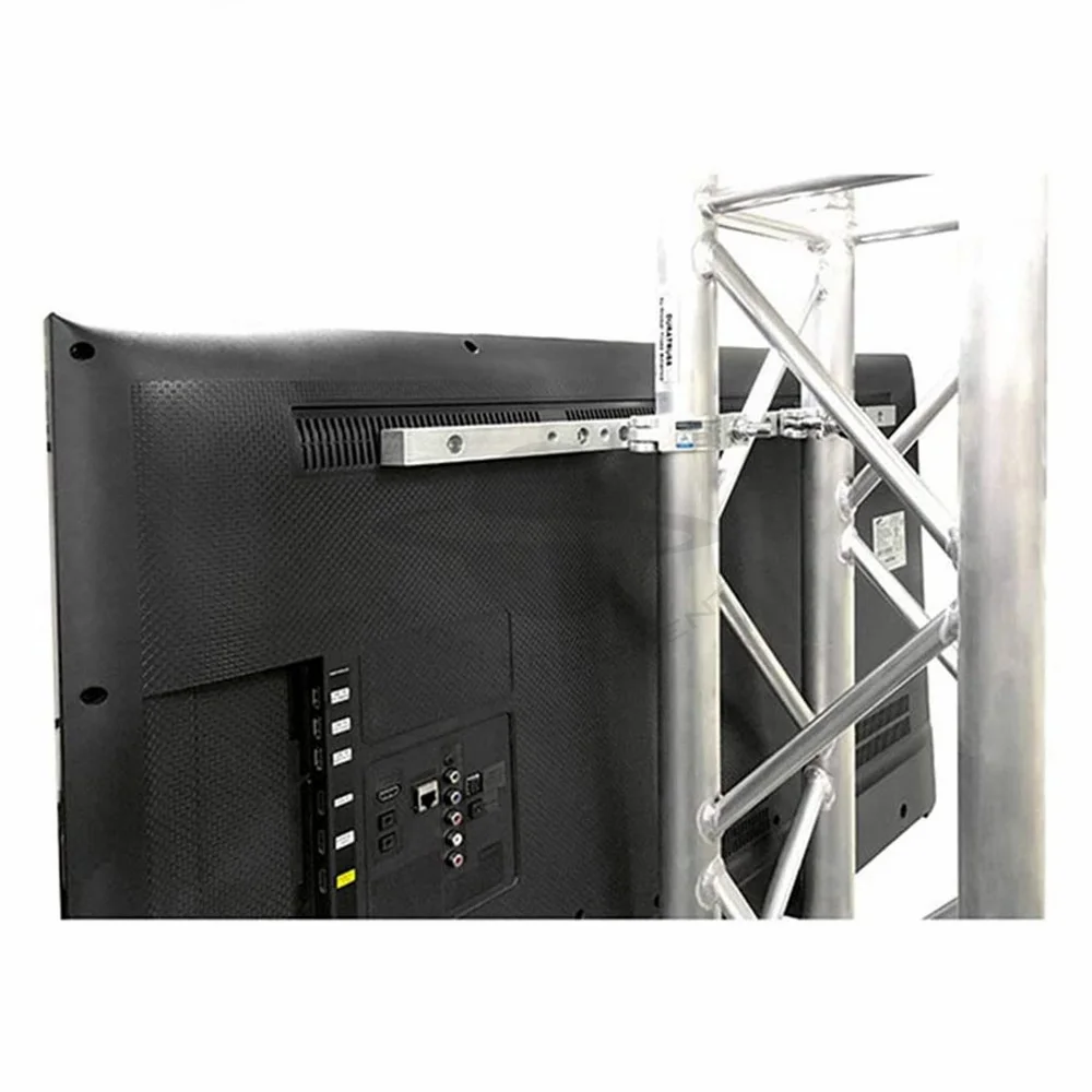 Aluminum stage lighting rotating pipe truss tv stands