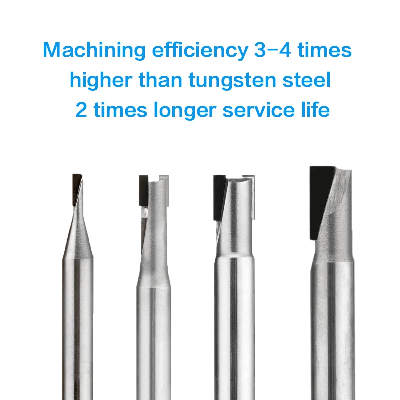Diamond PCD Two-Flute End Mills Low Price Milling Cutter Hot Selling