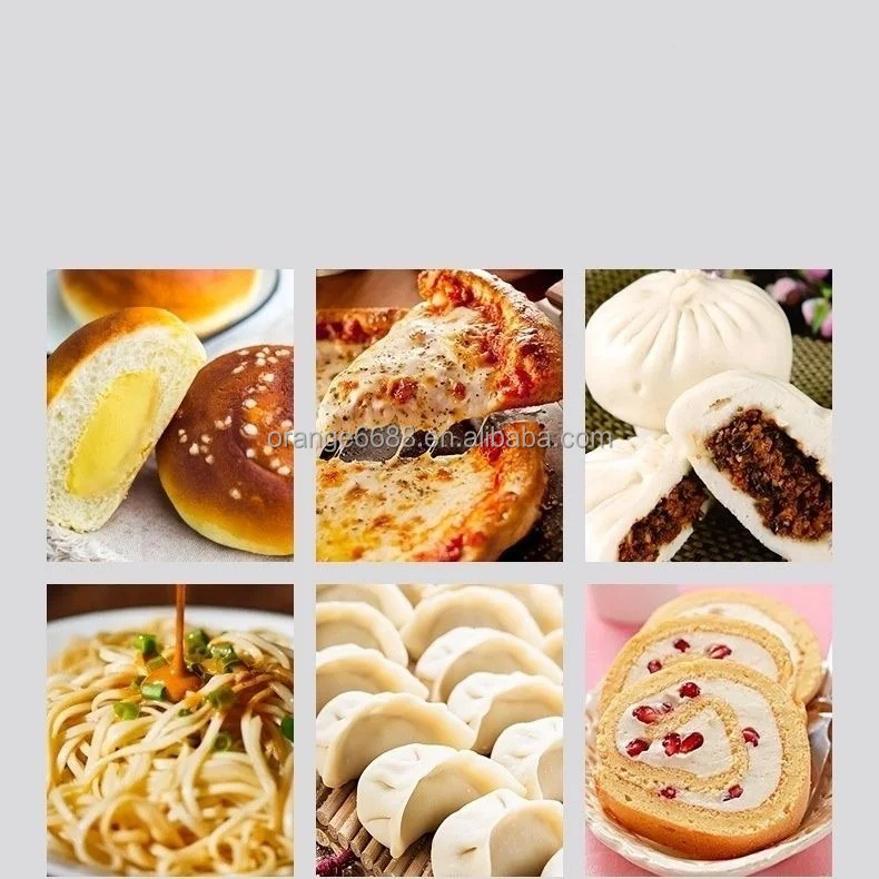 25kg 50kg Mixing Capacity Commercial Stainless Steel Flour Mixing Industrial Dough Kneading Machine Pizza Bread Dough Mixer