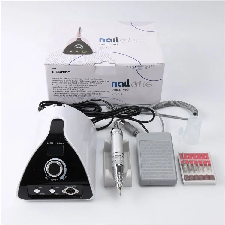 
2021 Top Quality Portable 30000rpm Electric Automatic Manicure And Pedicure Machine Acrylic Salon Nail Drill Bits Set 
