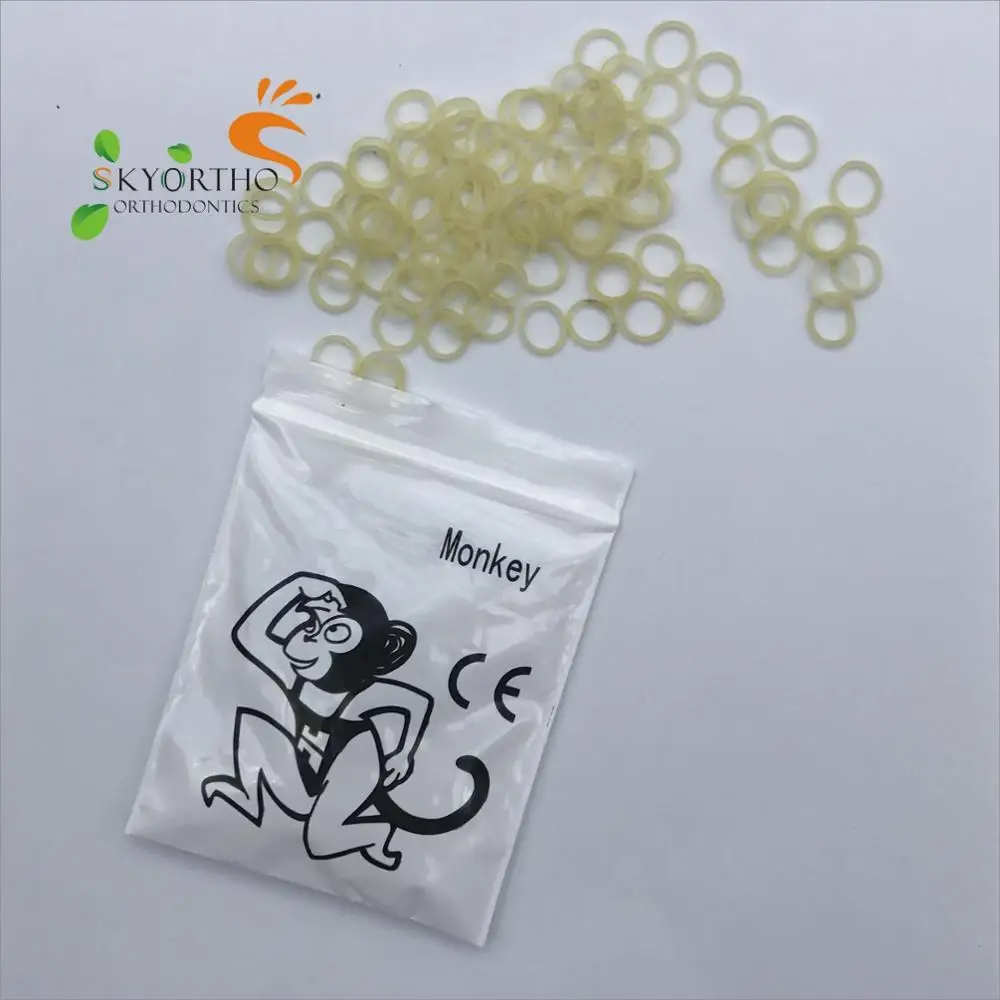 Интрагольные латексные натуральные 50 мешков Ортодонтическая эластичная лента